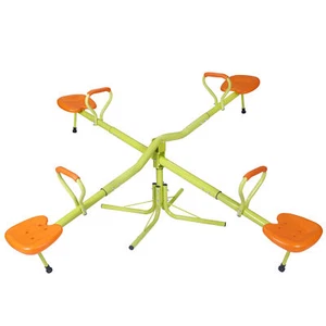 Kid Wippe Fun 360 Grad Spinning EZ Set drehbar Spielplatz 2 oder 4 Kinder Hof - Bild 1 von 7