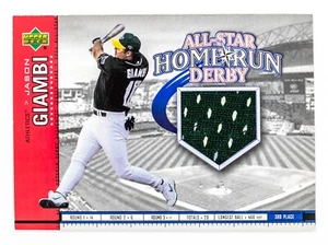 Jason Giambi #AS-JG1 (2001 Upper Deck) All-Star Home Run Derby Game Used Jersey - Picture 1 of 2