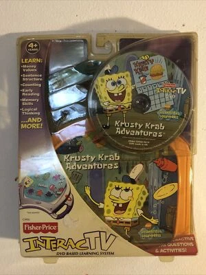 Fisher-Price InteracTV DVD - SpongeBob SquarePants Krusty Krab Adventures NEW - Image 1 of 4