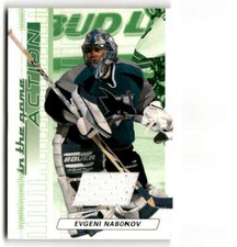 2003-04 ITG Action Jerseys #M139 Evgeni Nabokov /200 (ref 206468)