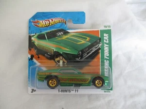 Hot Wheels 2011 Super Treasure T-Hunt $ '71 Mustang Funny Car Sealed Short Card - Picture 1 of 11