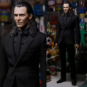 1/6 ELEVEN LOKI Black Suit Ver Loki Tom Hiddleston 12" Thor Action Figures Model - Picture 1 of 9