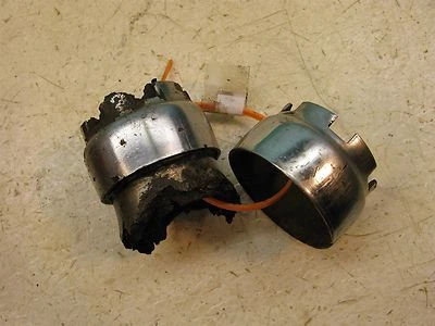 Yamaha YDS3 1966 doble silenciador cámara escape collares y357~ Foto 1 de 2