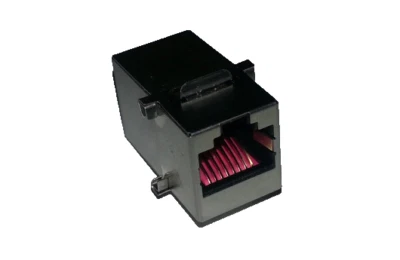 140 ERNI 133421 Modular Jack Connector Shielded Panel Coupler RJ45-RJ45 8P-8C - Image 1 of 4