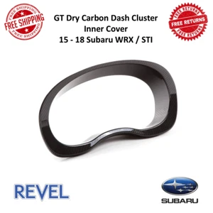 Revel GT Dry Carbon Dash Cluster Inner Cover UV Coating For 15-18 Subaru WRX STI - Bild 1 von 8