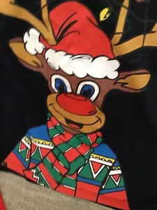 Next Christmas Medium Black T Shirt - Picture 1 of 3