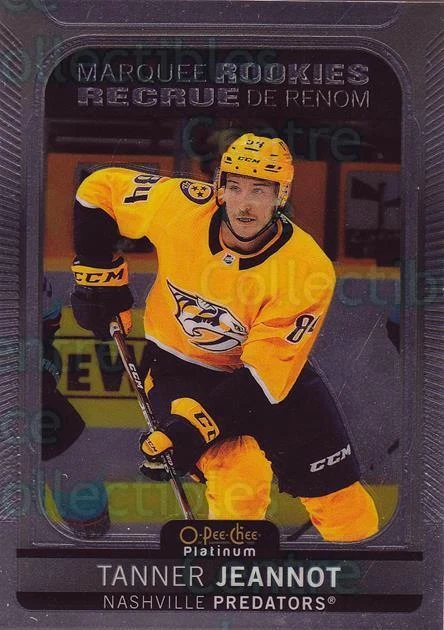 2021-22 O-Pee-Chee Platinum #238 Tanner Jeannot - Image 1 of 1