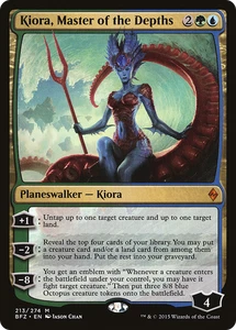 Kiora, Master of the Depths #213 (MP) Battle for Zendikar BFZ Magic MTG - Picture 1 of 1