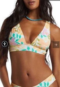 Billabong Sweet Aloha Remi Plunge Bikini Top XS NWT* 01 - Picture 1 of 2