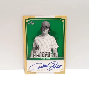 2012 Leaf Pete Rose Autograph Auto Card Best of Baseball Preview BBP1 - Picture 1 of 4