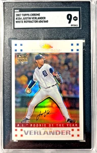 SGC 9 2007 Topps Chrome White #254 Justin Verlander /660 - Bild 1 von 1