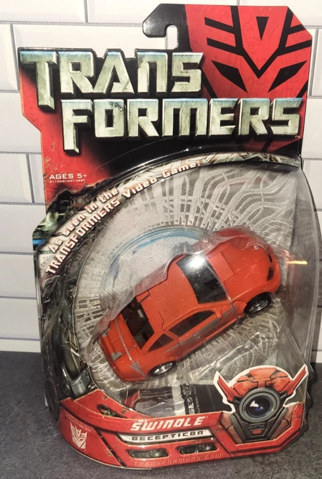 Transformers Movie SWINDLE Action Figure 2006 Decepticon Car Video Game Sealed - Image 1 of 1