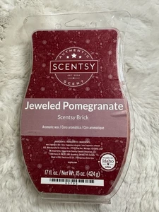 NEU GIANT Scentsy Jeweled Granatapfel ZIEGEL AUS WACHS - 15 Oz Burgunder Herbst - Bild 1 von 4