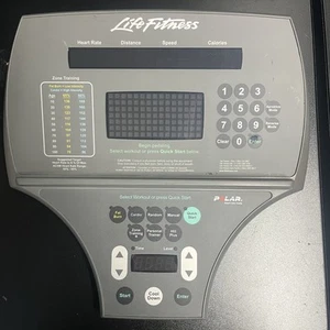 Life Fitness 91X Cross Trainer Console - Used, Very Good PN AK61-00206-0001 - Picture 1 of 2
