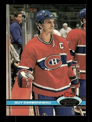 1991-92 Topps Stadium Club #41 - Guy Carbonneau - Image 1 of 2