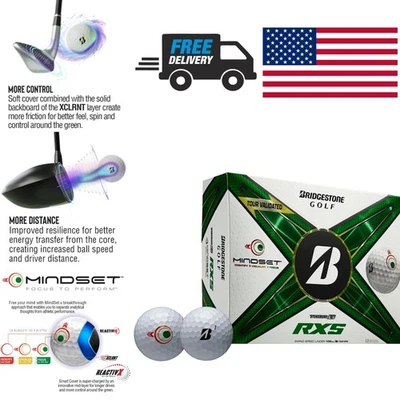 Pelotas de golf 2024 blancas sensación suave aumento giro para control en tiros de aproximación Foto 1 de 4