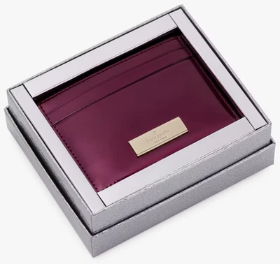 Tarjetero Kate Spade Kenzie en caja frambuesa oscura pequeño delgado KJ016 NUEVO CON ETIQUETAS púrpura Foto 1 de 4