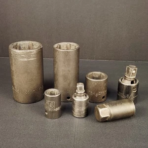 Impact Socket Mixed Lot Used Craftsman Mac Pittsburgh - Picture 1 of 14