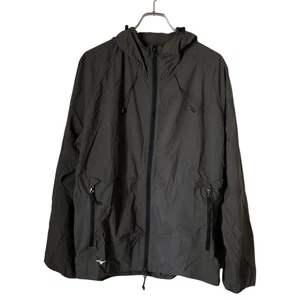 MIZUNO x MARGARET HOWELL Windbreaker Jacket L Ash Black Nylon B2JEBZ05 F/S - Picture 1 of 8
