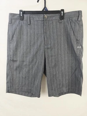 Pantalones Cortos Under Armour Performance Para Hombre 36 Gris Rayas Golf Frente Plano Atléticos  Foto 1 de 4