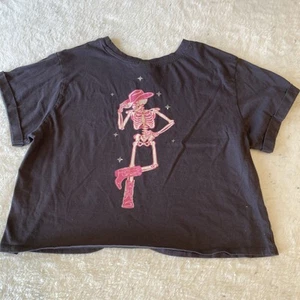 Media camiseta corta Country Dancing Skeleton XL para mujer - Imagen 1 de 7