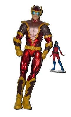 DC Collectibles DC Comics Super Villains Johnny Quick 7 дюймов с ATOMICA - ПОЛНЫЙ КОМПЛЕКТ - Изображение 1 из 2