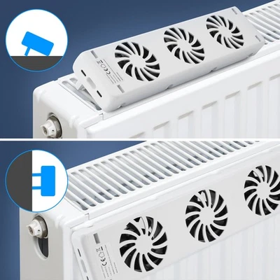 Heizkörper Ventilator Magnetischer Smart Heizgebläse für Heizungen Mit Thermosta - Bild 1 von 4