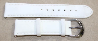 Jacob & Co. Replacement 20mm Watch Band ~ White ~ Polyurethane ~ NEW No Tags - Image 1 of 4