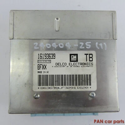 Opel Corsa B Motorsteuergerät Delco 16193639, TB, BFXX - Image 1 of 4