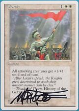 Morale 4th Edition NM White Common SIGNED MAGIC MTG CARD (ID# 418896) ABUGames