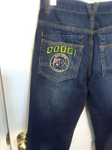 COOGI Denim Cotton Embroidered Pocket Relaxed Straight Leg Jeans~ Boy's 14 - Picture 1 of 3