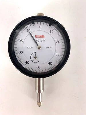 SPI 24-313-9 Dial Indicator .001" 0.25" Range In Great Shape - Image 1 of 4