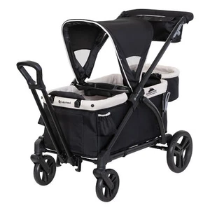 Expedition 2-in-1 Stroller Wagon PLUS w/Canopy & Basket, Modern Khaki (Open Box) - Picture 1 of 12