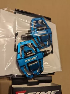 Time ATAC Speciale 12 Enduro Mountain bike pedals Blue with Cleats New - Picture 1 of 5