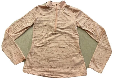 Nike Pro Dri-Fit 1/2 Cremallera Pullover Camisa Atlética Mujer’s Rosa Mediano Foto 1 de 4