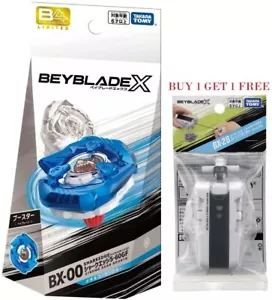TAKARA TOMY BEYBLADE X BX-00 BXG-06 SHARK EDGE 5-60GF B4 LIMITED +BX-28 LAUNCHER - Picture 1 of 5