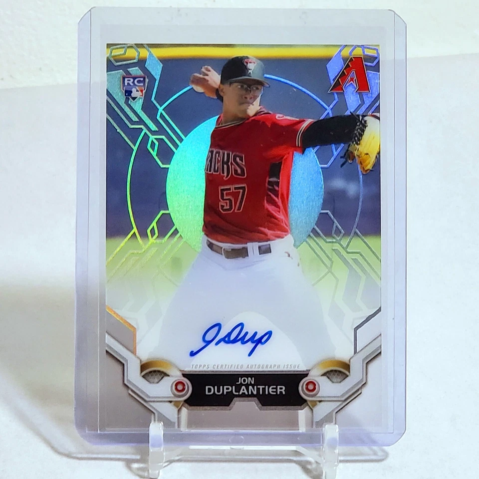 Jon Duplantier RC 2019 Topps High Tek Rookie On-Card Auto Arizona Diamondbacks  - Image 1 of 1