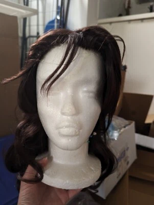 Long brown wavy wig Cosplay Fang Final Fantasy XIII Naruto Demon Slayer Jujutsu - Image 1 of 4