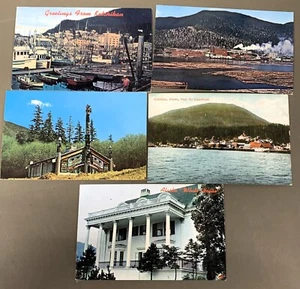 # T4487     ALASKA    POSTCARD LOT,   5  DIF. CARDS - Picture 1 of 2