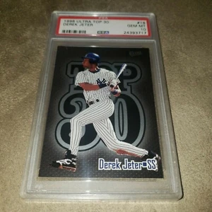 1998 Ultra Top 30 Derek Jeter #18 Psa 10 Gem Mint Pop. 14 Yankees - Picture 1 of 3