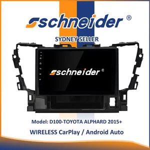 10" WIRELESS CARPLAYER ANDROID AUTO GPS SAT NAV BT FOR TOYOTA ALPHARD 2015+ CT - Foto 1 di 3