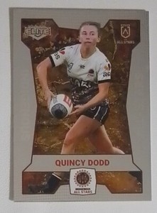 2022 Nrl Elite All-Stars  AS10  Quincy Dodd   Indigenous NRLW Card.