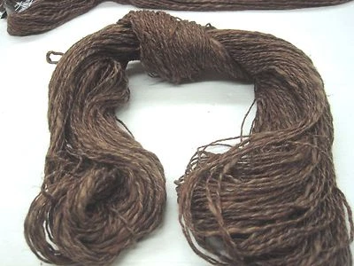 wolle zum stricken Effektgarn- braun -Strickwolle 500gr.baumw./vis./lei st01 - Bild 1 von 4