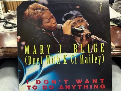 Mary J Blige & K-Ci I Don't Want Anything 12" 1993 MCA 54724 DJ PROMO UNPLAYED Foto 1 de 2
