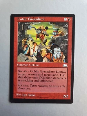 Goblin Grenadiers, MTG Weatherlight (1997) Uncommon Red Creature NM - Image 1 of 2