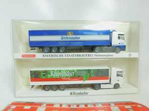 2x wiking H0 1:87 Autoarticolato Man: 82-15 Weihenstephan + 2634, Mint + Box # - Foto 1 di 5
