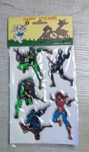 Vintage 1980's GI Joe Puffy Stickers Sealed! Action Figure Stickers - Picture 1 of 1