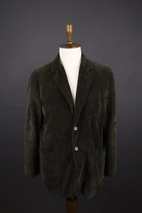 C.P. COMPANY Khaki Corduroy Two Button Sport Coat Blazer Size 54 - Picture 1 of 11