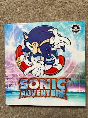 Sonic Adventure Dreamcast Manual ONLY Replacement Instruction Booklet - Image 1 of 3