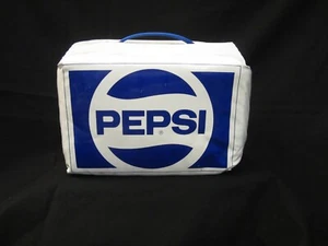 Bolsa de almuerzo Pepsi de colección lados suaves paquete de seis refrigeradores SIN CREMALLERA hecha en EE. UU. ULTRA RARA - Imagen 1 de 7